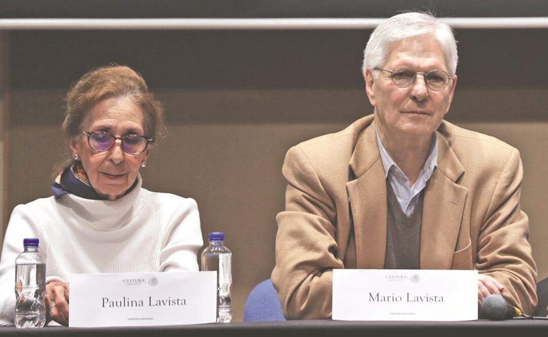 La fotógrafa Paulina Lavista y el compositor Mario Lavista. Foto: VALENTE ROSAS. EL UNIVERSAL