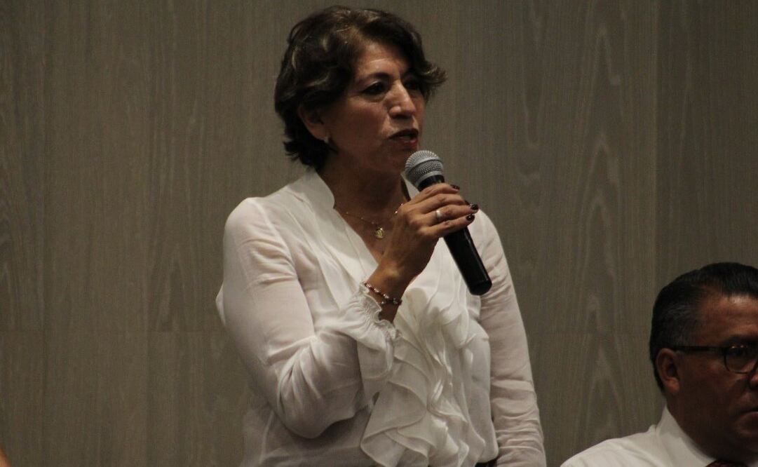 Secretaria de Educación Pública, Delfina Gómez Álvarez / Foto tomada de Twitter
