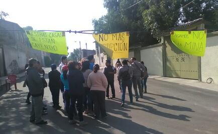 Colonos rechazan reapertura de mina en Tezoyuca, Edomex