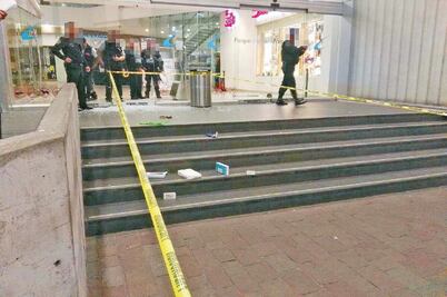 Cae asaltante de plaza comercial