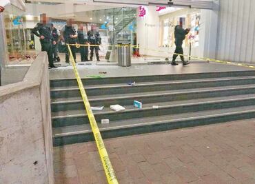 Cae asaltante de plaza comercial