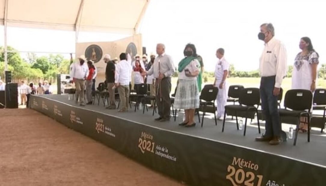 Minuto a minuto del acto de justicia y petición de perdón al pueblo yaqui encabezado por AMLO
