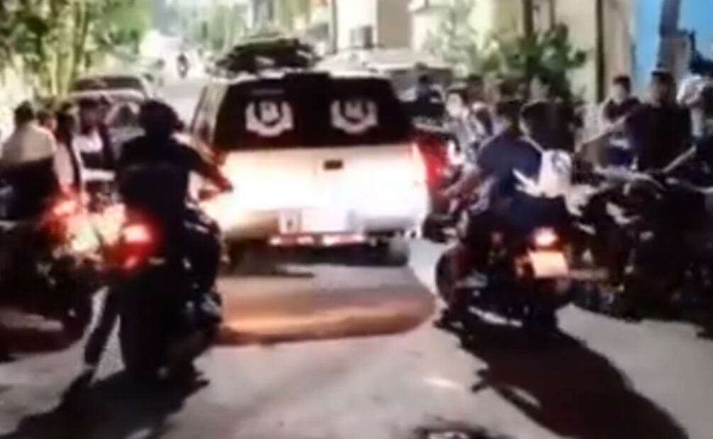 Despiden a los dos hombres que fueron asesinados por Carlota “N” en Chalco, Edomex (03/04/2025). Foto: Captura de pantalla