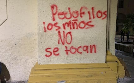 "Los niños no se tocan"; vandalizan catedral en Sonora tras marcha del 8 de marzo