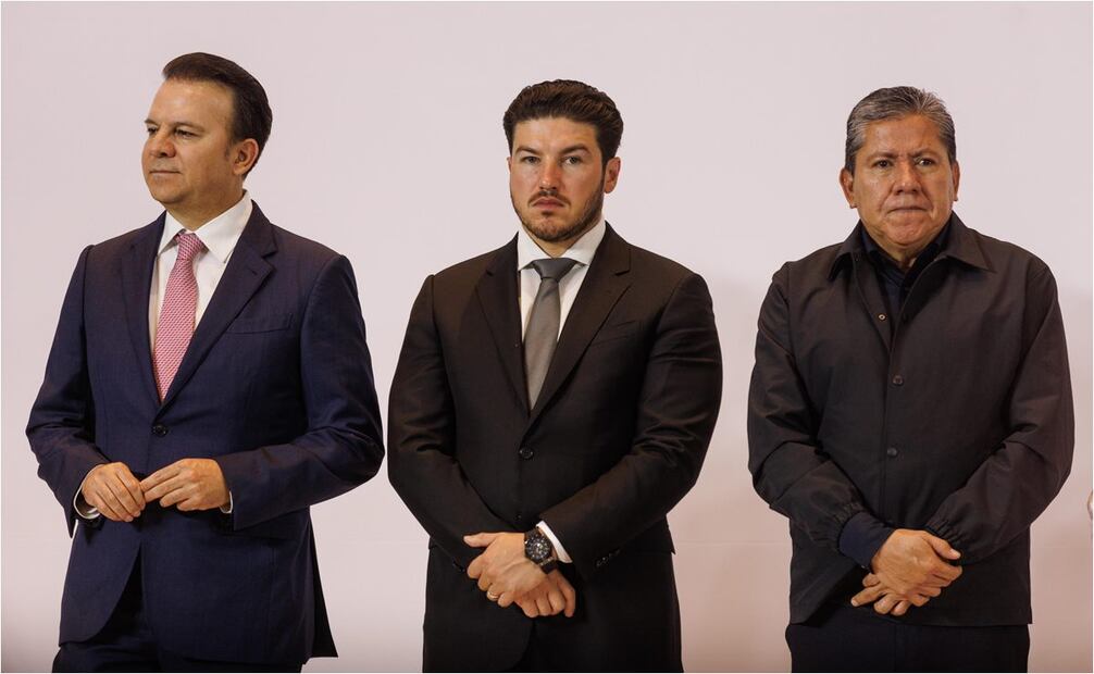 Esteban Alejandro Villegas, Samuel García y David Monreal. Foto: Yaretzy M. Osnaya/EL UNIVERSAL