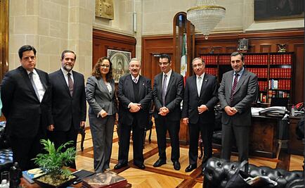 Recibe ministro Aguilar a presidenta de la CIDH