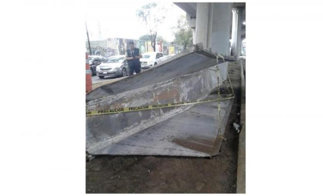 OHL descarta daños en segundo piso tras caída de estructura en Periférico