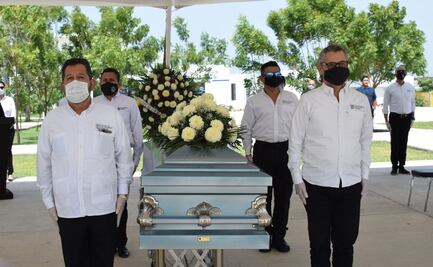 Despiden con honores a policía asesinado en Reynosa