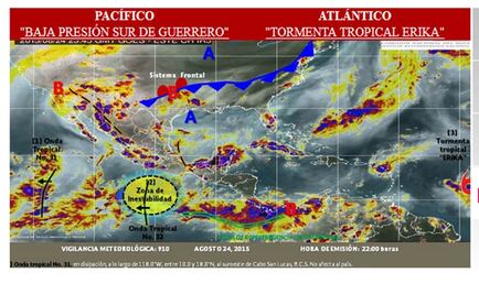 Se prevén lluvias fuertes en al menos 12 estados del país