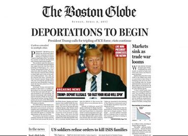 Trump calls Boston Globe “worthless” in response to satire