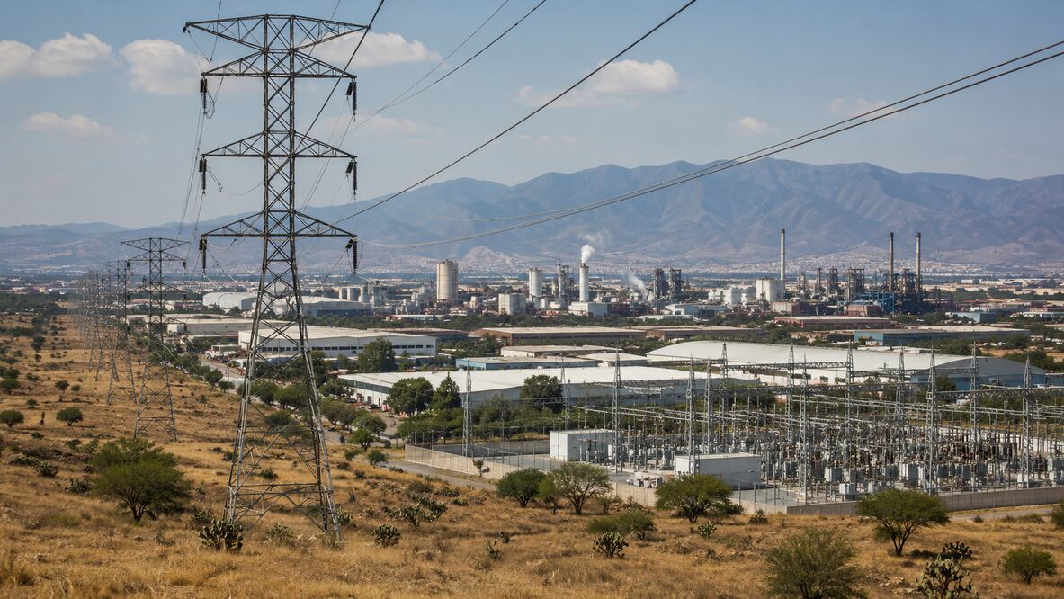 De acuerdo con el IMCO, la infraestructura eléctrica que requiere el crecimiento planteado por el Plan México podría ser mayor a lo previsto. Foto: Imagen generada con IA