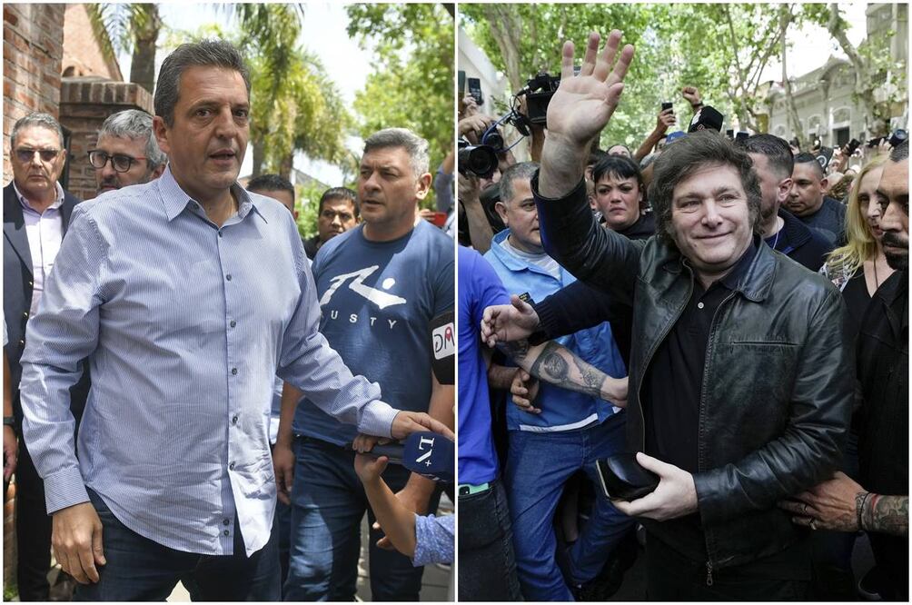 Candidatos presidenciales de Argentina. Foto: AP