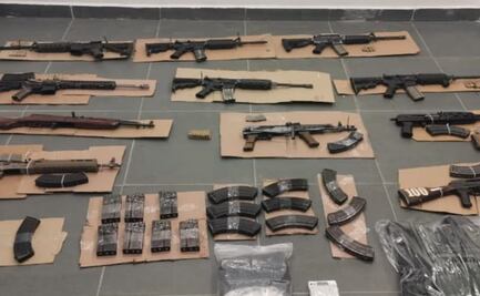 Tras enfrentamiento, detienen a 16 personas y aseguran arsenal en Zitácuaro, Michoacán