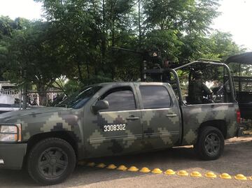 Fuerte dispositivo de seguridad en León