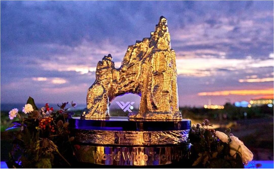 FOTO: Asi es el trofeo de campeón del World Wide Technology Championship - Cortesía WWTC