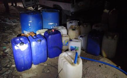 Hallan toma clandestina de combustible en la autopista México-Pirámides en Acolman