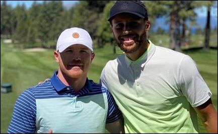 Canelo' Álvarez da lección de boxeo a Stephen Curry