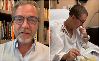 Guillermo Pous causa preocupación, luego de compartir una foto hospitalizado: "no te quejes de lo que tienes"