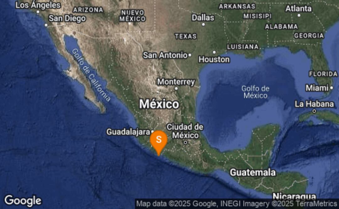 Se registra sismo de magnitud 4.0 al suroeste de La Mira, Michoacán. Foto: Especial