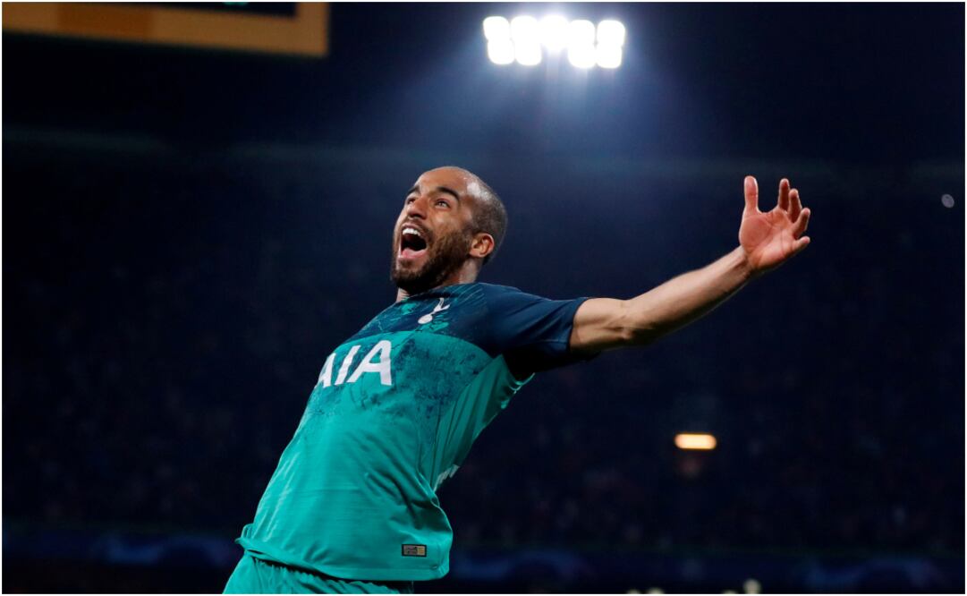 Lucas Moura festeja ante Ajax - FOTO: Reuters