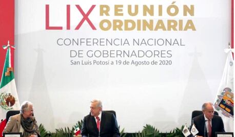 AMLO se reúne con la Conago; discuten estrategia contra Covid
