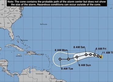 "Irma" se convierte en huracán categoría 2 y avanza hacia el Caribe