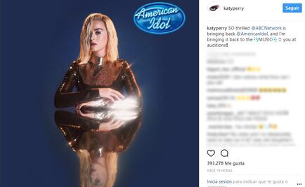 Katy Perry será jurado en American Idol
