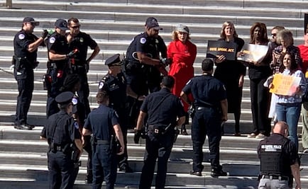 Jane Fonda es arrestada en el Capitolio