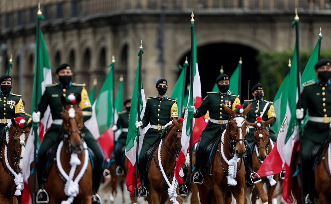 Desfile del Día de la Independencia en México. Foto: Xinhua