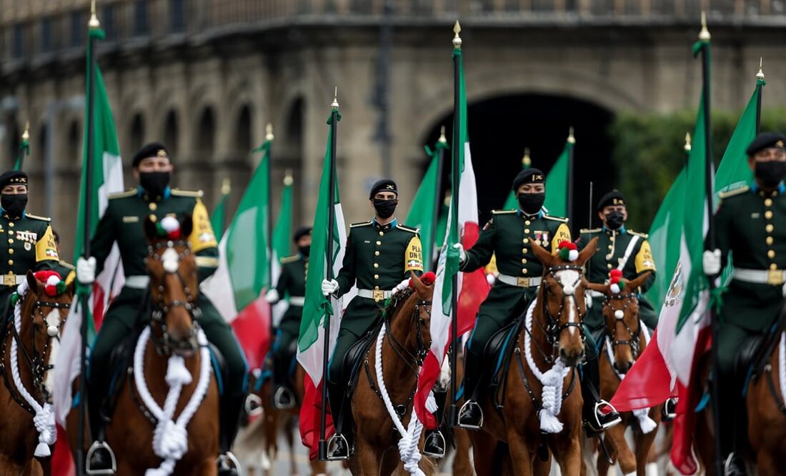 Desfile del Día de la Independencia en México. Foto: Xinhua