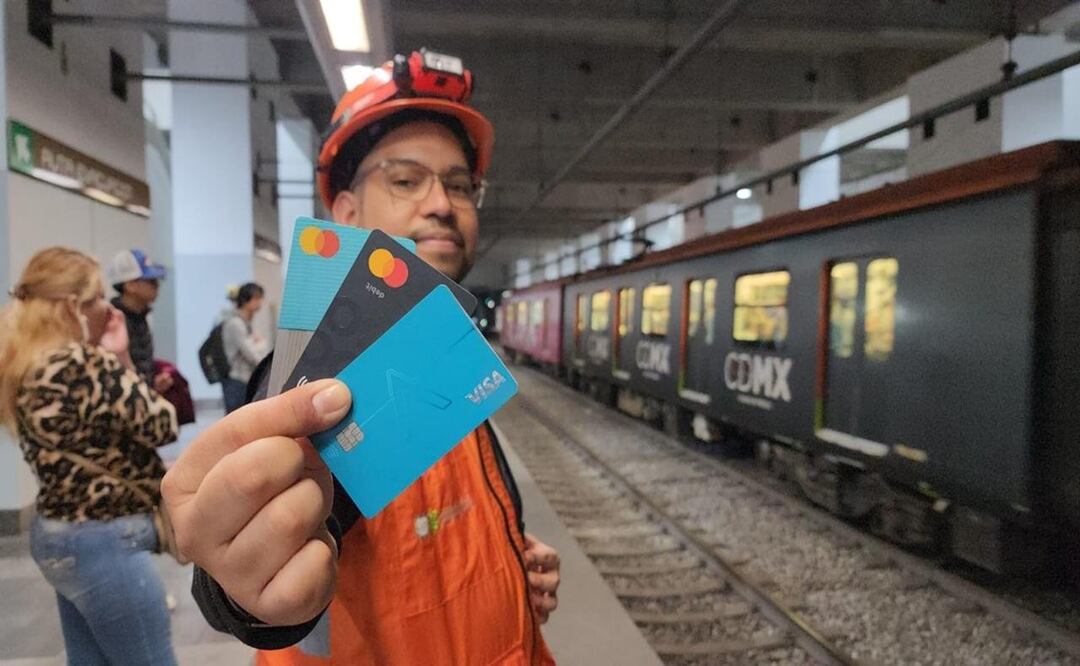Ya se pueden utilizar tarjetas bancarias sin contacto en la Línea 12 del Metro de CDMX. Foto: Metro CDMX