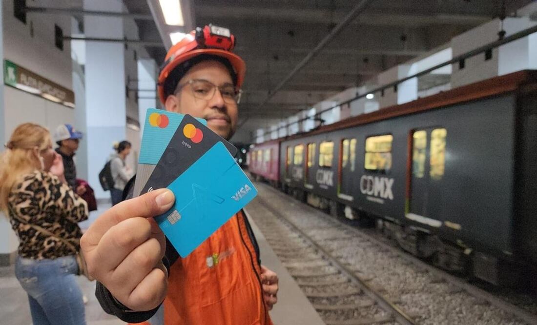 Ya se pueden utilizar tarjetas bancarias sin contacto en la Línea 12 del Metro de CDMX. Foto: Metro CDMX