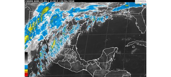Descenso en temperatura afectará norte, noreste y oriente del país