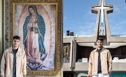 Carlos Alcaraz visitó la Basílica de Guadalupe previo a su juego en la Plaza México