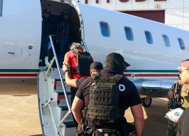 Tras escala, avión que traslada a Hernán Bermúdez despega de Chiapas para aterrizar en Toluca