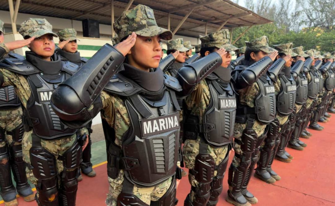 El curso se llevó a cabo del 12 de enero al 13 de febrero y lo concluyeron 48 mujeres Infantes de Marina. Foto: Especial