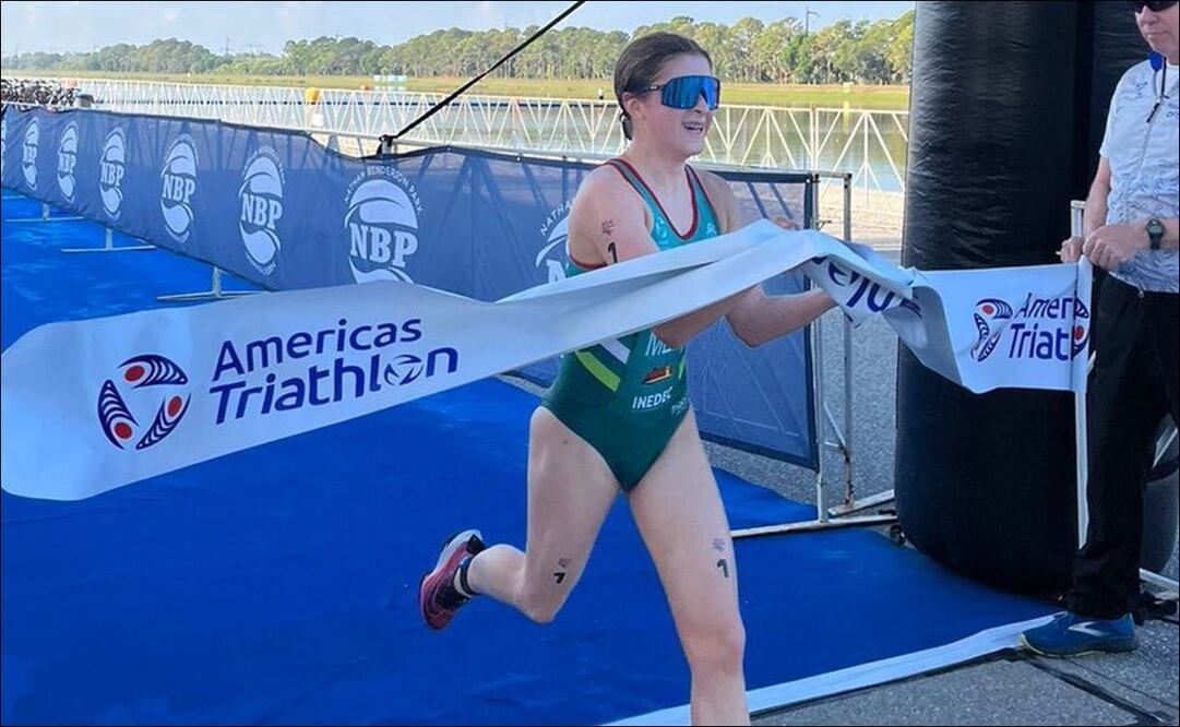 JIMENA DE LA PEÑA GANÓ LA COMPETENCIA EN FLORIDA - FOTO: CONADE