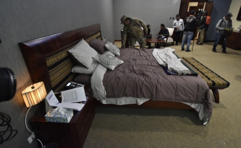 Así era la suite presidencial “de jeque árabe” donde vivía Evo Morales