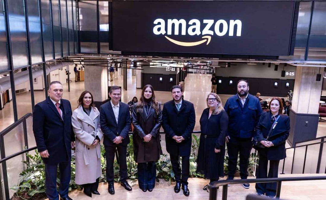 Samuel García sostiene encuentro con ejecutivos de Amazon en Virginia / Foto: Especial