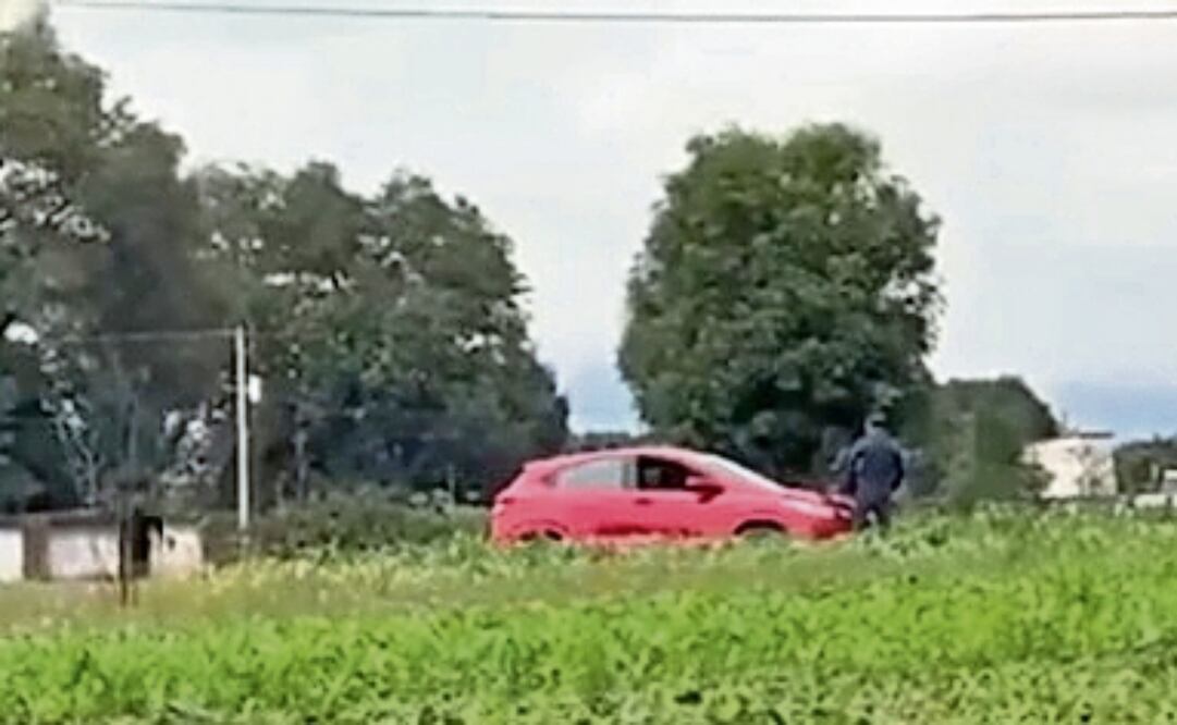 La explosión de los artefactos ocurrió en campos de cultivo del municipio de Coronango. Foto: Especial