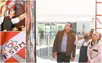 Incluyen en mural de Segob a fuerza política de Pedro Haces