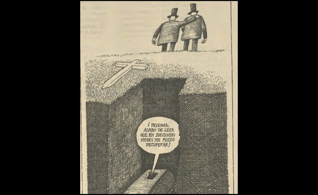 Cartón político publicado en 1982 por Naranjo. Foto: Hemeroteca, El Universal