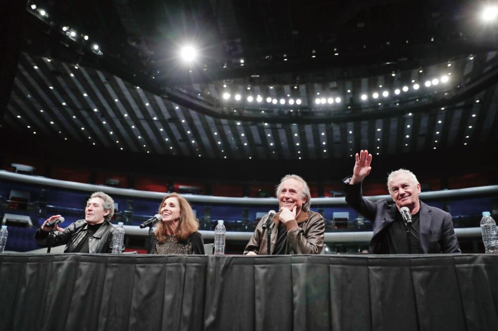 Los cuatro artistas se presentarán en el coloso de Reforma del 23 al 26 de febrero. (IVAN STEPHENS. EL UNIVERSAL)