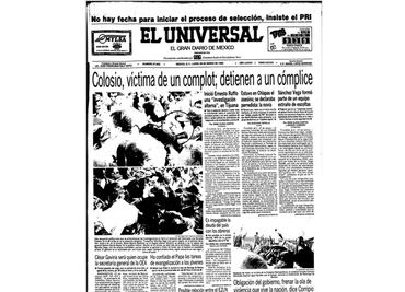 El crimen de Colosio y la teoría del complot