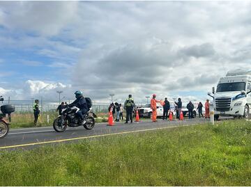 Peregrinos rumbo a la Basílica de Guadalupe son atropellados sobre la autopista Peñón-Texcoco; hay un muerto y dos heridos
