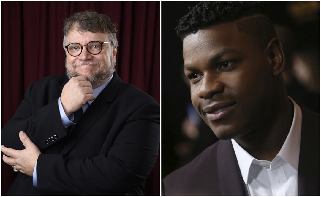 Guillermo del Toro (izq) y John Boyega (der). Foto: Chris Pizzello/Invision/AP, archivo - Joel C Ryan/Invision/AP