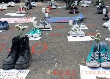 Estudiantes de FES Acatlán realizan memorial por desaparecidos en Teuchitlán y en contra de la violencia; “No a la narcocultura”, exigen