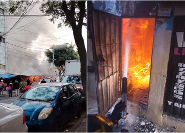 Incendio en Tacubaya: Bomberos de la CDMX sofocan llamas en casas de cartón; Esto sabemos