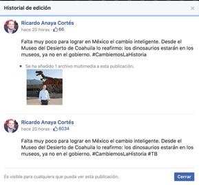 Justifica equipo de Anaya foto refriteada