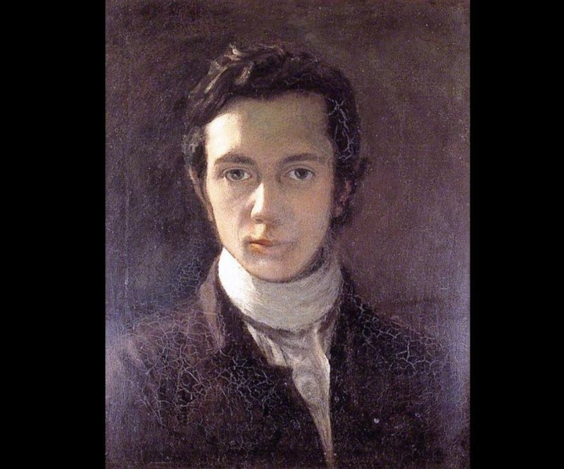 Autoretrato de William Hazlitt (ca. 1802). quien convirtió la crítica literaria en una forma de intervención pública y fue autor de The Spirit of the Age (1825), uno de los libros fundamentales del ensayo inglés. Crédito: Wikimedia Commons